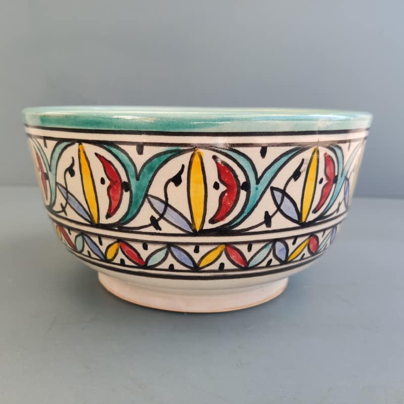 ensaladera de cerámica árabe
