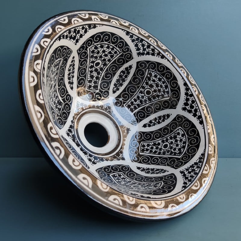 Lavabo de cerámica marroquí