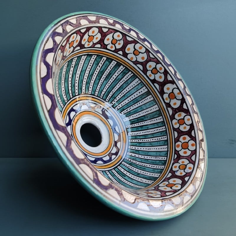 Lavabo de cerámica árabe