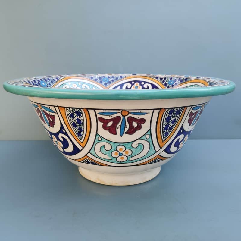 Lavabo de cerámica marroquí
