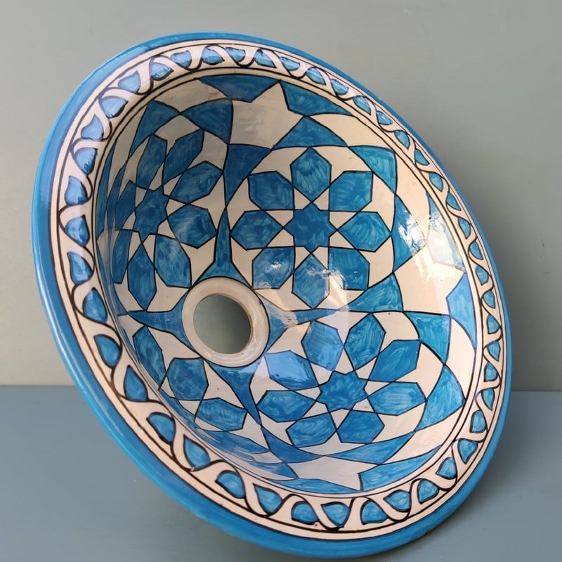 Lavabo de cerámica árabe