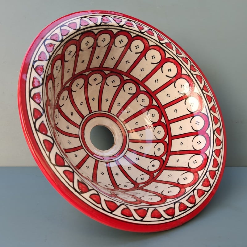Lavabo de cerámica marroquí