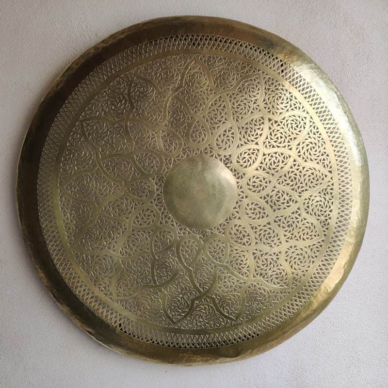 plafón de cobre marroquí