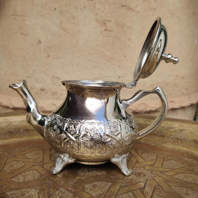 Tetera marroquí Bácha pequeña - Artesanía Árabe