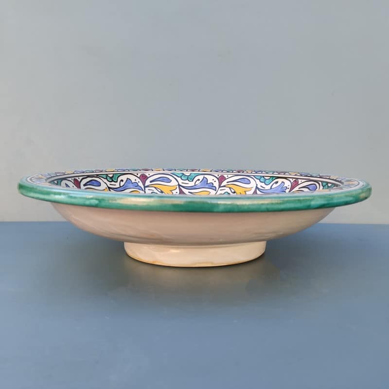 plato marroquí de cerámica
