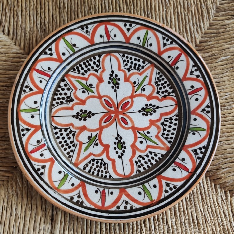 Vajilla Plato de cerámica marroquí