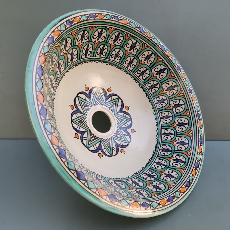 lavabo marroquí grande