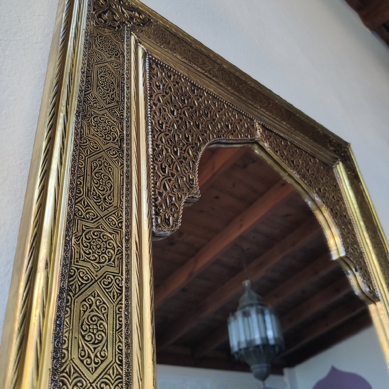 Espejo Mamounia dorado 80cm - Imagen 2