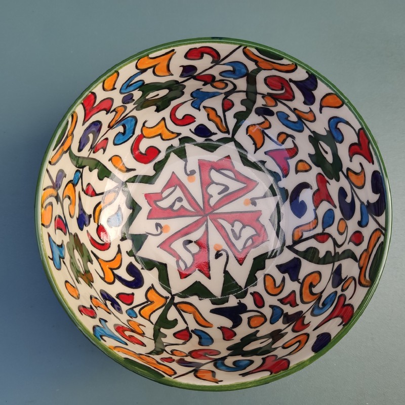 Ensaladera de cerámica blanca Asilah 17cm - Imagen 2