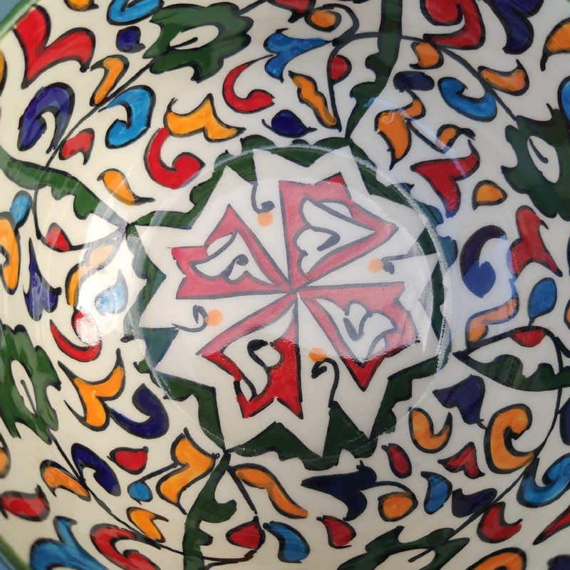 Ensaladera de cerámica blanca Asilah 17cm - Imagen 3