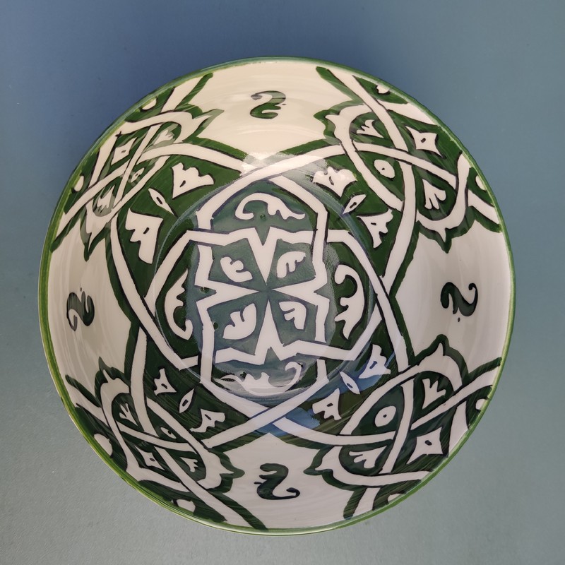 Ensaladera de cerámica blanca Mogador 17cm - Imagen 2