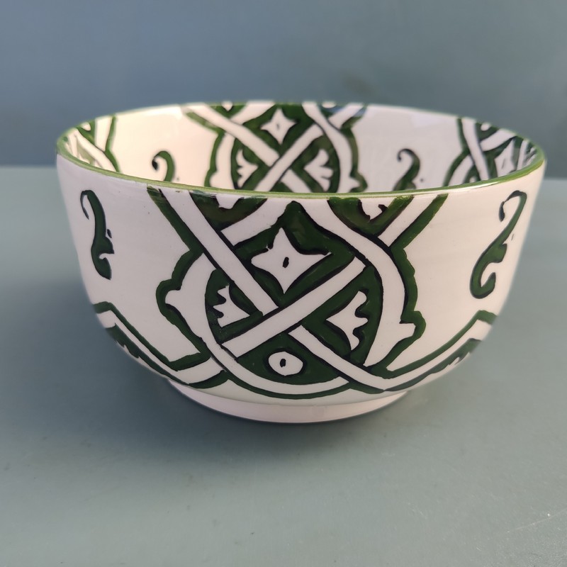 Ensaladera de cerámica blanca Mogador 17cm - Imagen 4