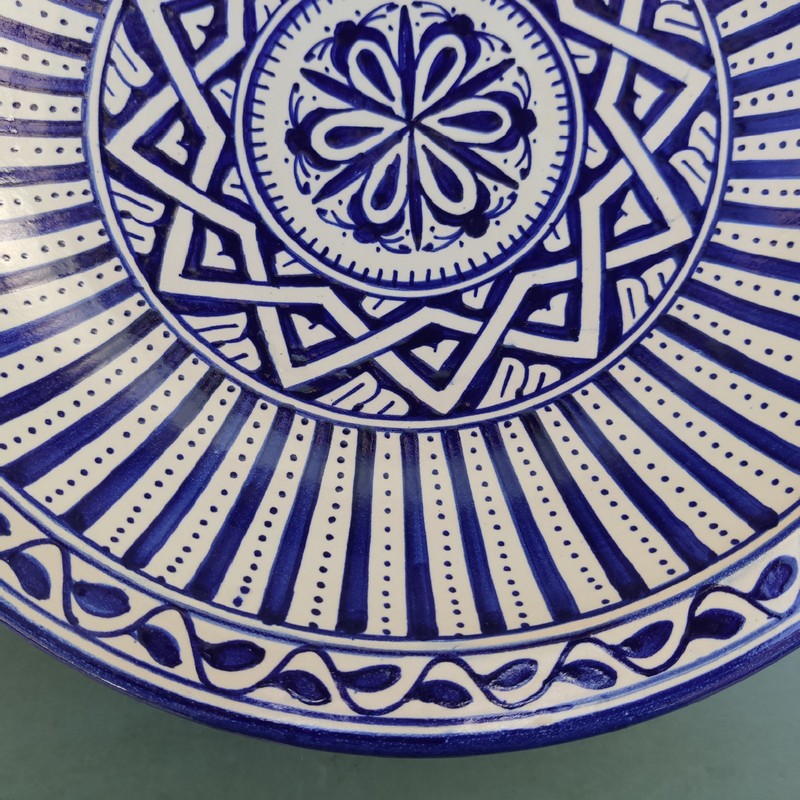 Plato de cerámica 35cm Yebala - Imagen 4