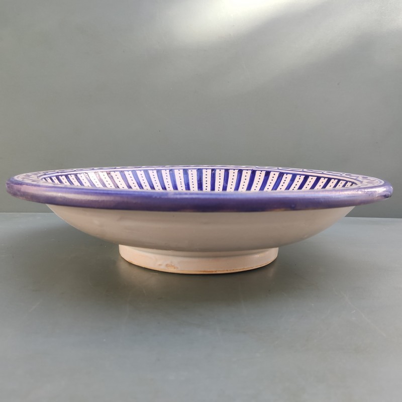 Plato de cerámica 35cm Yebala - Imagen 2