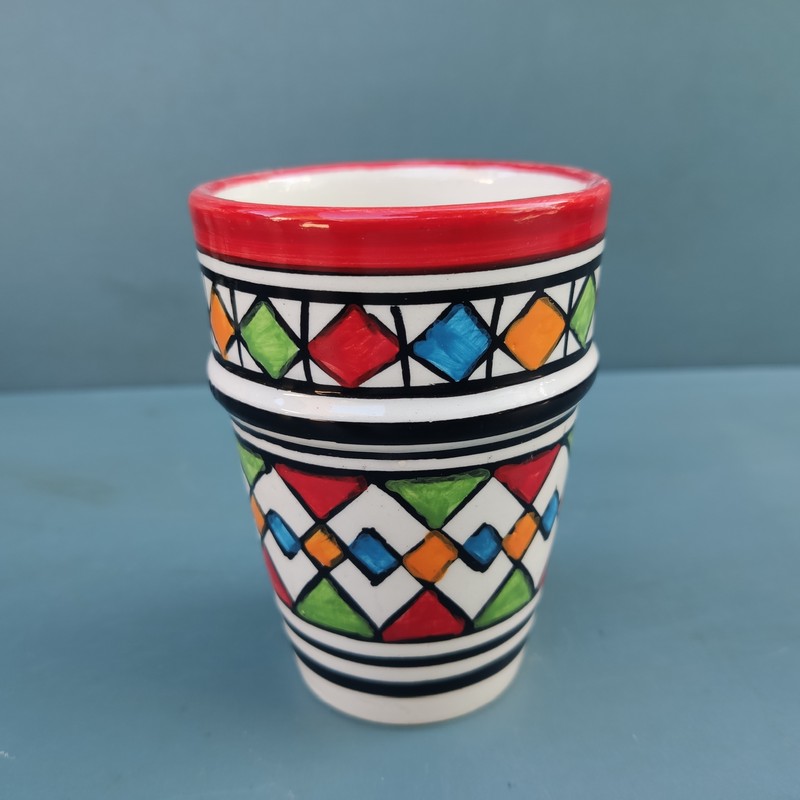 Vaso de cerámica marroquí Yebala - Imagen 2