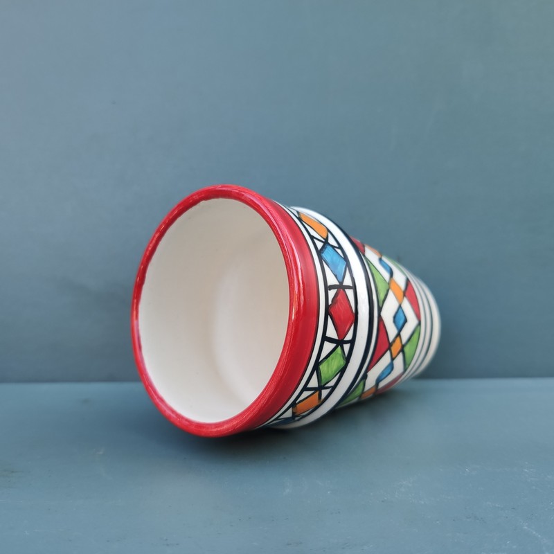 Vaso de cerámica marroquí Yebala - Imagen 4