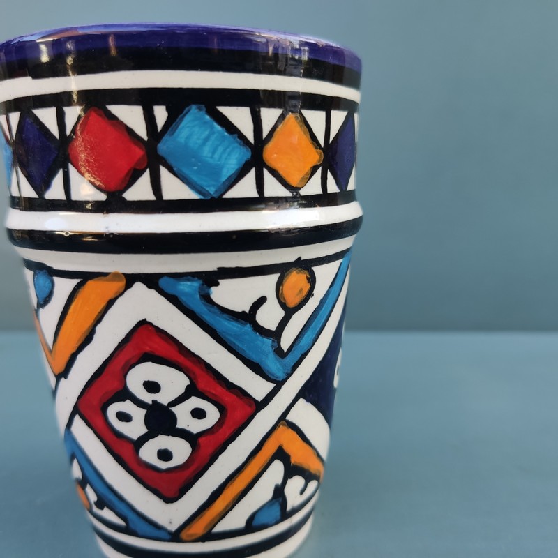Vaso de cerámica marroquí Choruk - Imagen 3