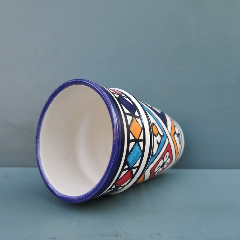 Vaso de cerámica marroquí Choruk - Imagen 4