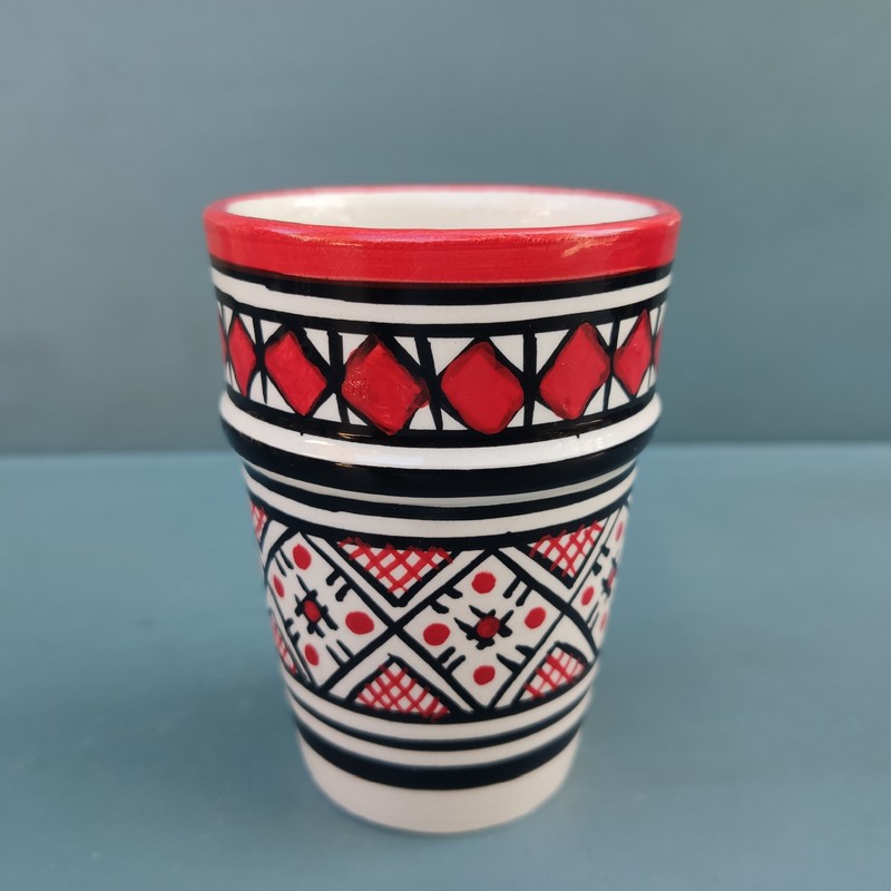 Vaso de cerámica marroquí Halwa - Imagen 2