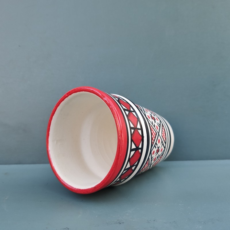 Vaso de cerámica marroquí Halwa - Imagen 4