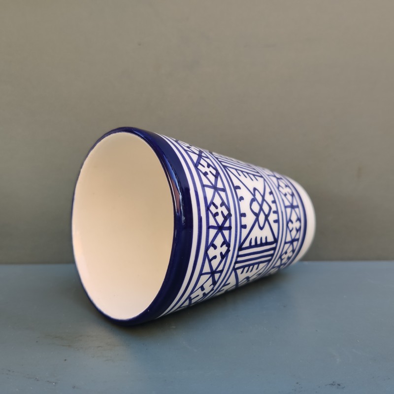 Vaso de cerámica marroquí Chaoun - Imagen 4
