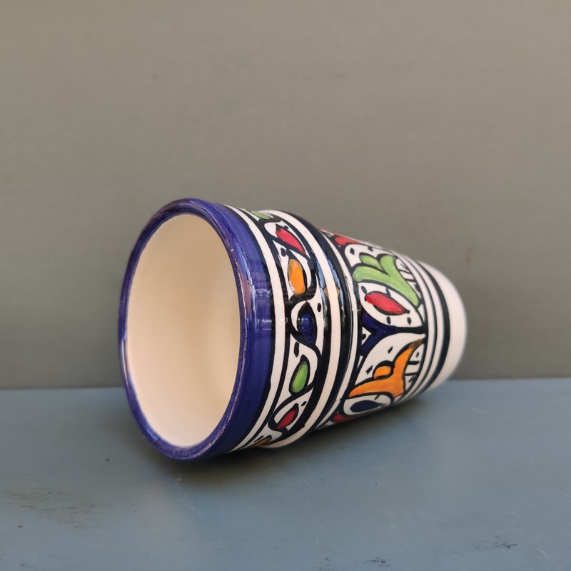 Vaso de cerámica marroquí Siham - Imagen 4
