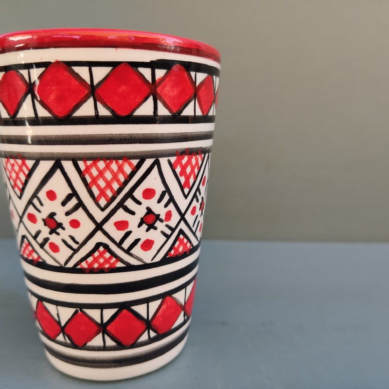 Vaso de cerámica marroquí Huriya - Imagen 3