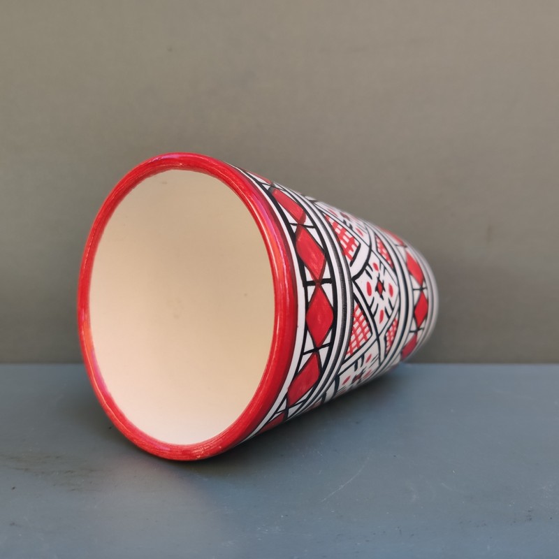 Vaso de cerámica marroquí Huriya - Imagen 4