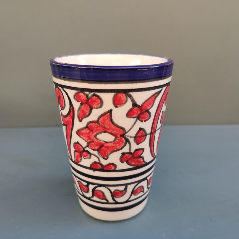 Vaso de cerámica marroquí Warda - Imagen 2