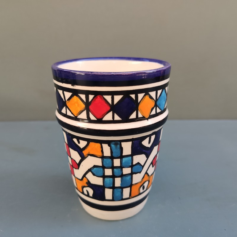 Vaso de cerámica marroquí Moulana - Imagen 2