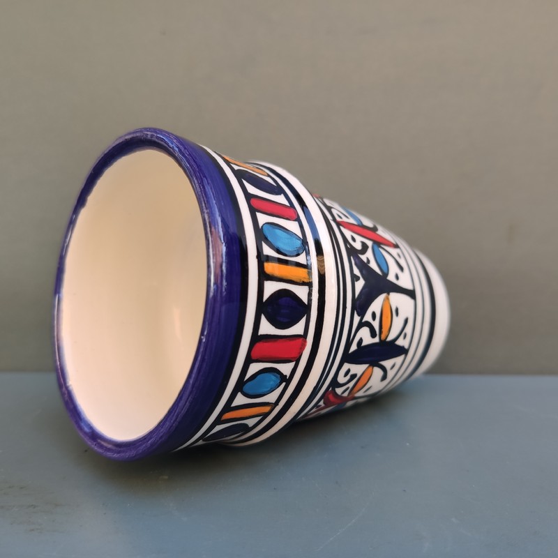 Vaso de cerámica marroquí Essaouira - Imagen 4