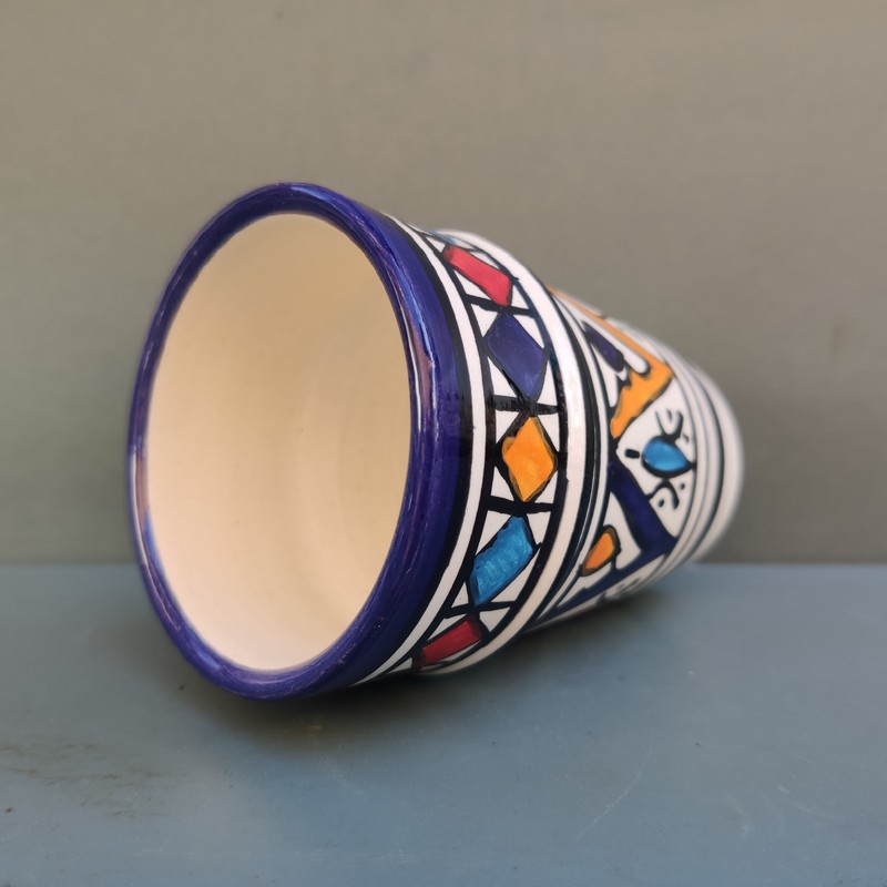 Vaso de cerámica marroquí Tarudant - Imagen 4