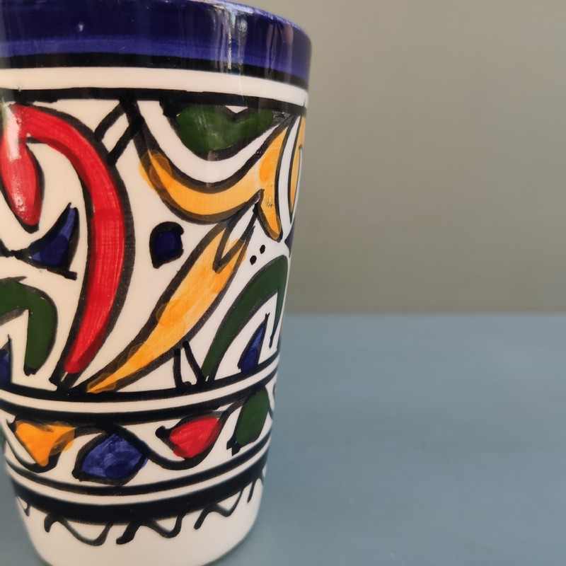 Vaso de cerámica marroquí Diwan - Imagen 3
