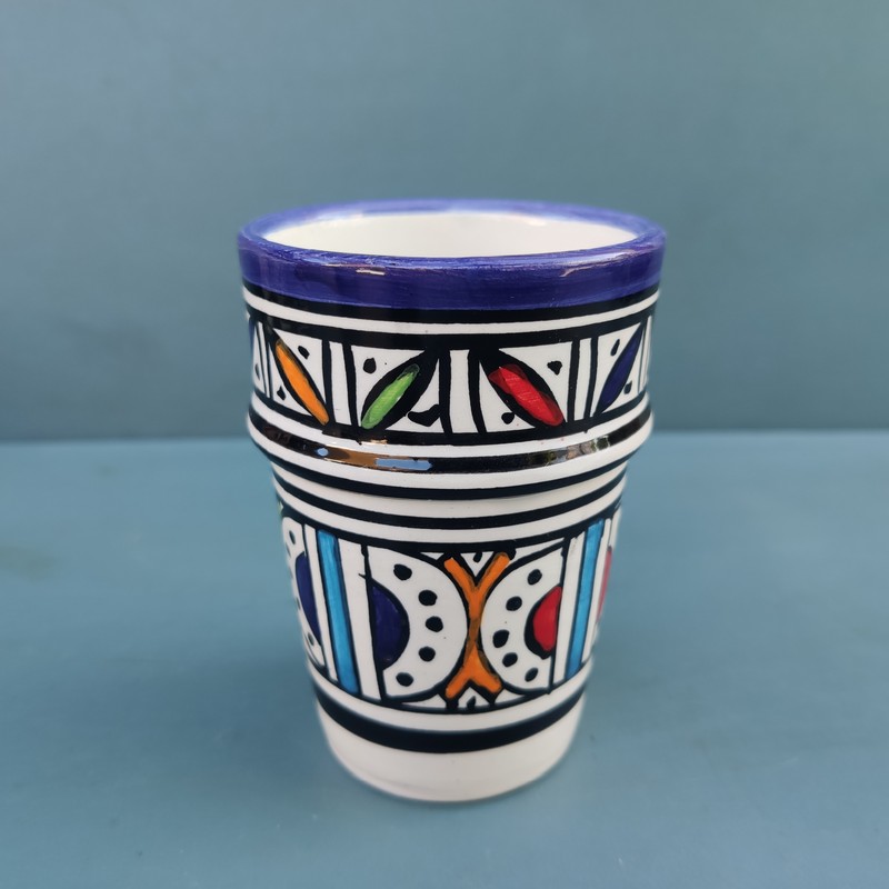 Vaso de cerámica marroquí Amlou - Imagen 2