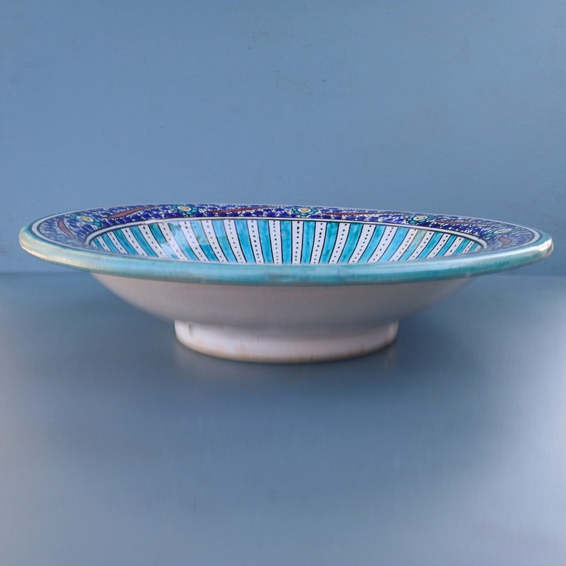 Plato de cerámica marroquí 35cm Jebli - Imagen 2