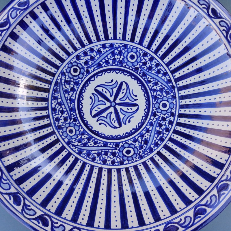 Plato de cerámica marroquí 35cm Tagda - Imagen 3