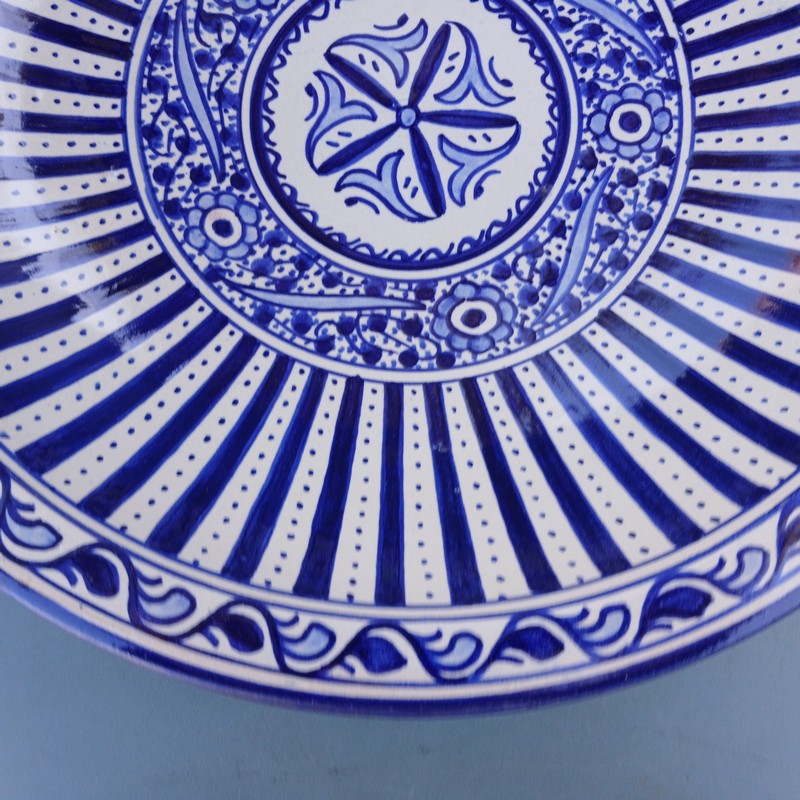 Plato de cerámica marroquí 35cm Tagda - Imagen 4