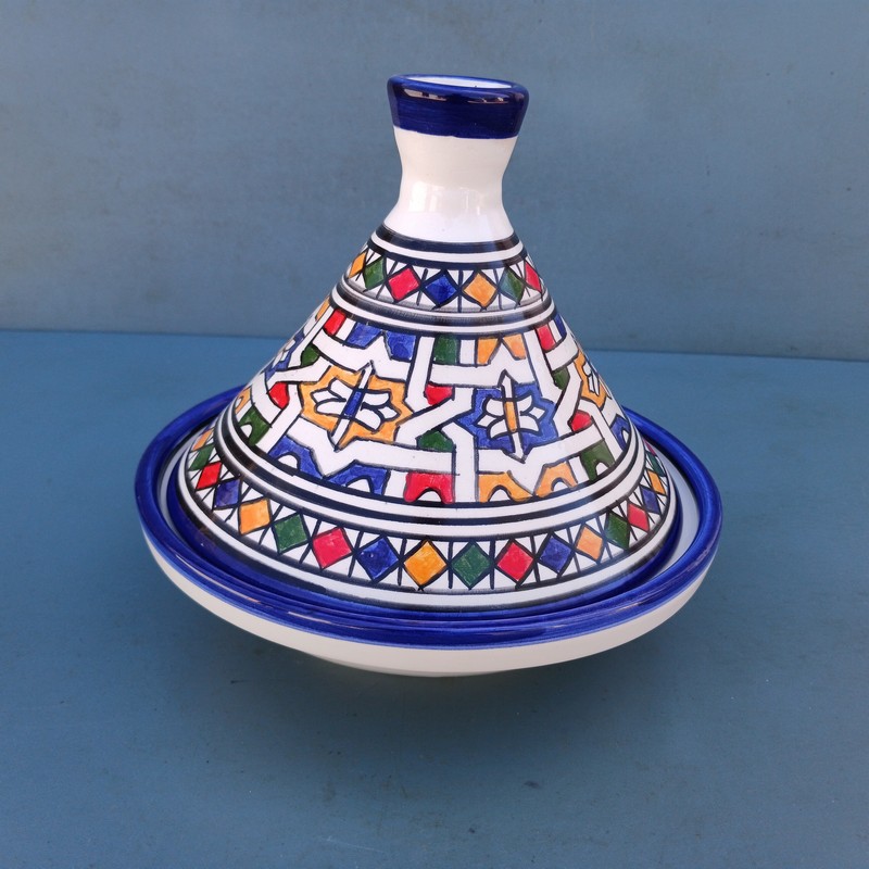 Tajine de cerámica marroquí Menzah - Imagen 5