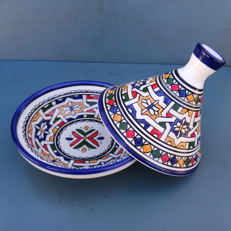 Tajine de cerámica marroquí Menzah - Imagen 4