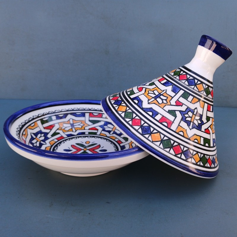 Tajine de cerámica marroquí Menzah - Imagen 2