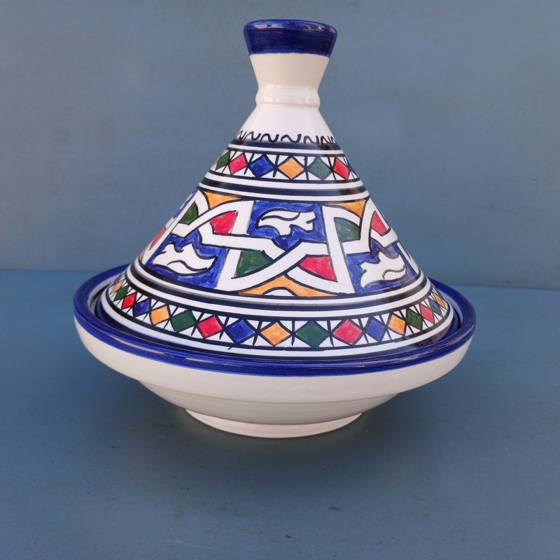 Tajine de cerámica marroquí Mogador