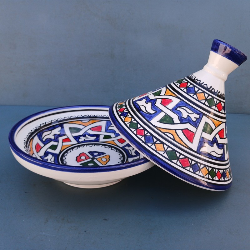 Tajine de cerámica marroquí Mogador - Imagen 2