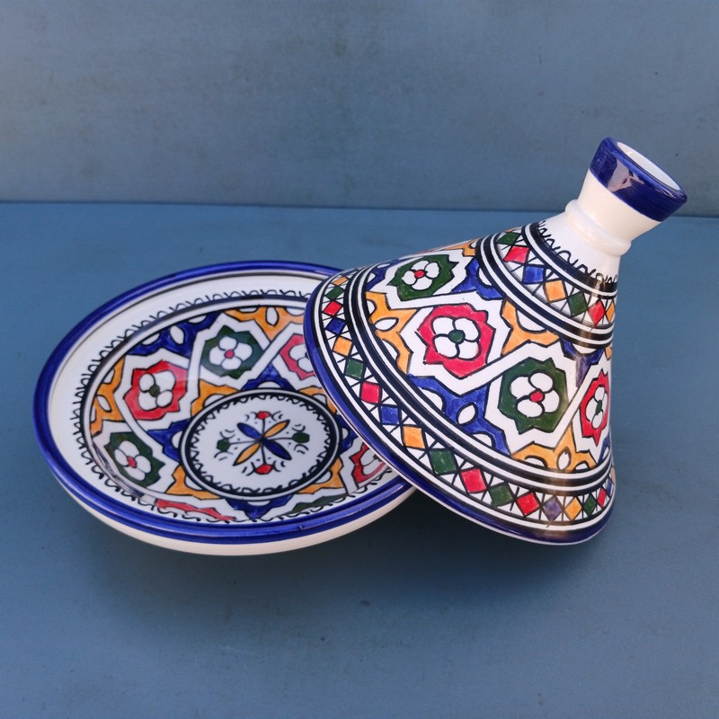 Tajine de cerámica marroquí Baraka - Imagen 3