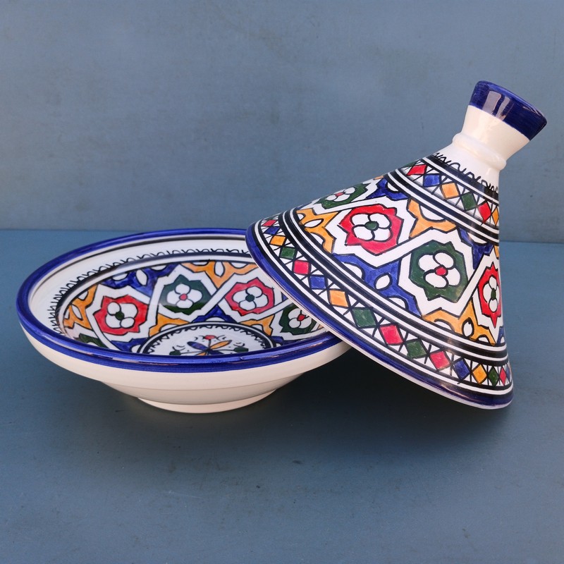 Tajine de cerámica marroquí Baraka - Imagen 2