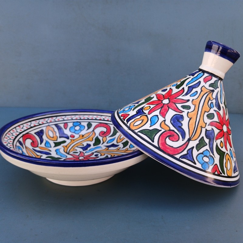 Tajine de cerámica marroquí El Bahia - Imagen 2