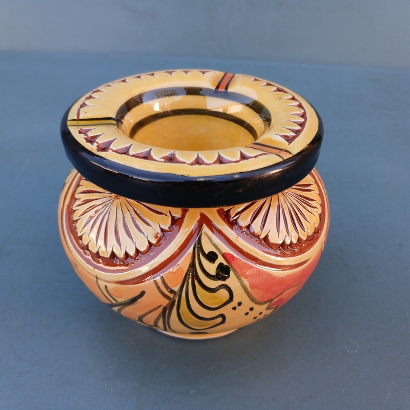 Cenicero de cerámica mediano Amarillo