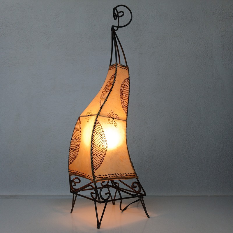 Lámpara de piel con henna 70cm Sahara