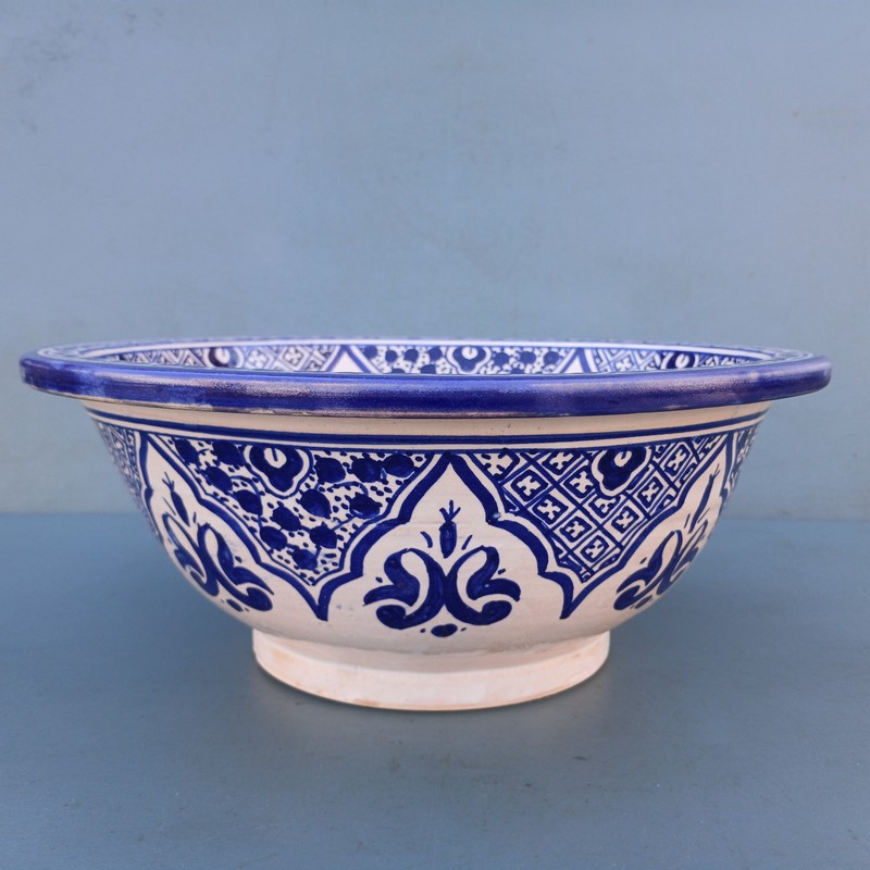 Lavabo de cerámica árabe 30cm Chellah - Imagen 2
