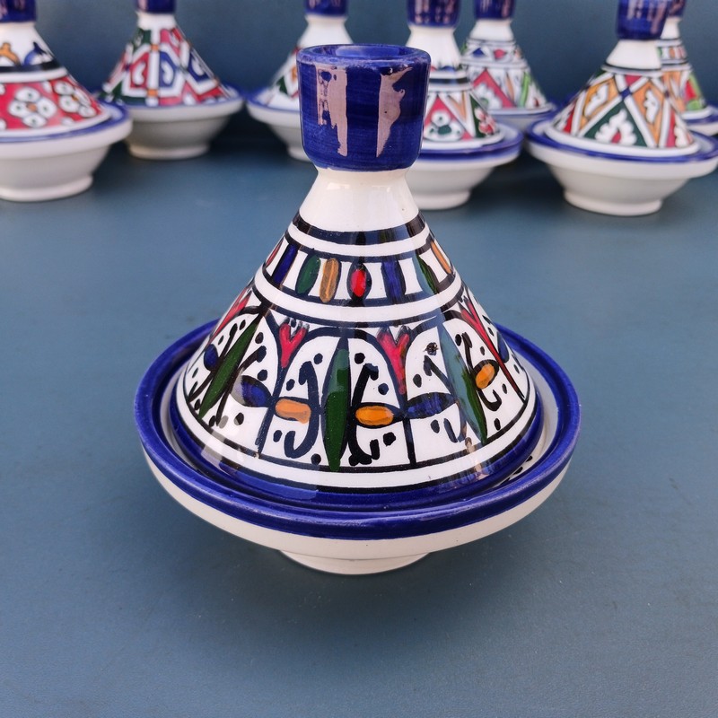 Tajine de cerámica pequeño Amazigh
