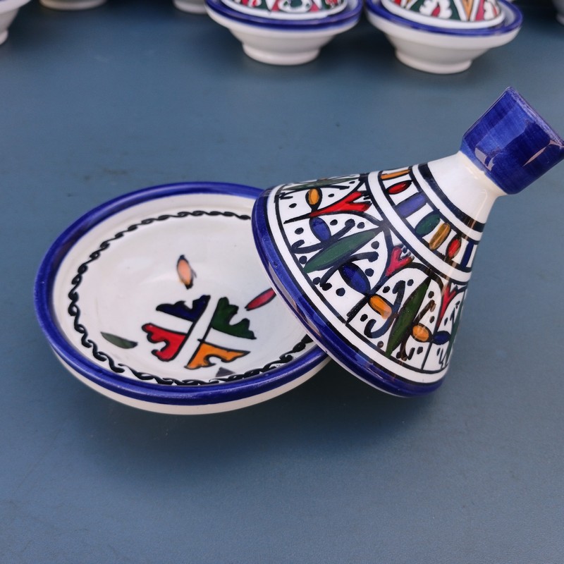 Tajine de cerámica pequeño Amazigh - Imagen 2